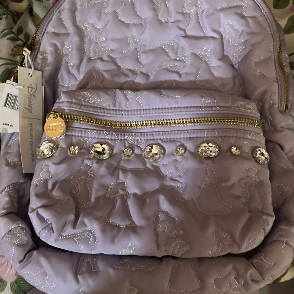 Stony clover Disney  Light Purple Backpack with Sparkling Accents